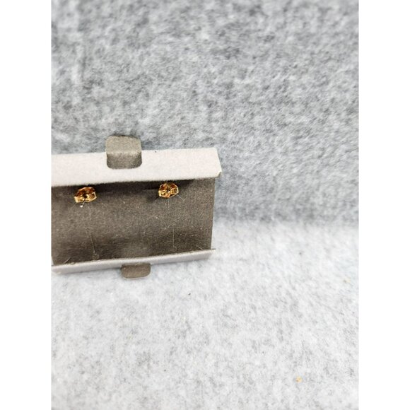 Tea Time Gold & White Novelty Pierced Earrings By Avon  Surgical Steel Posts - Picture 2 of 7